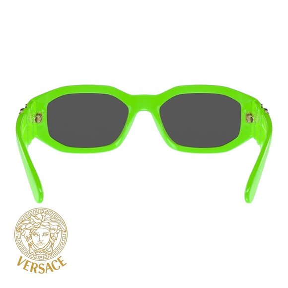 NEW Versace Medusa Sunglasses - 53MM - Unisex - Green Frame, Dark Grey L… - Picture 3 of 5